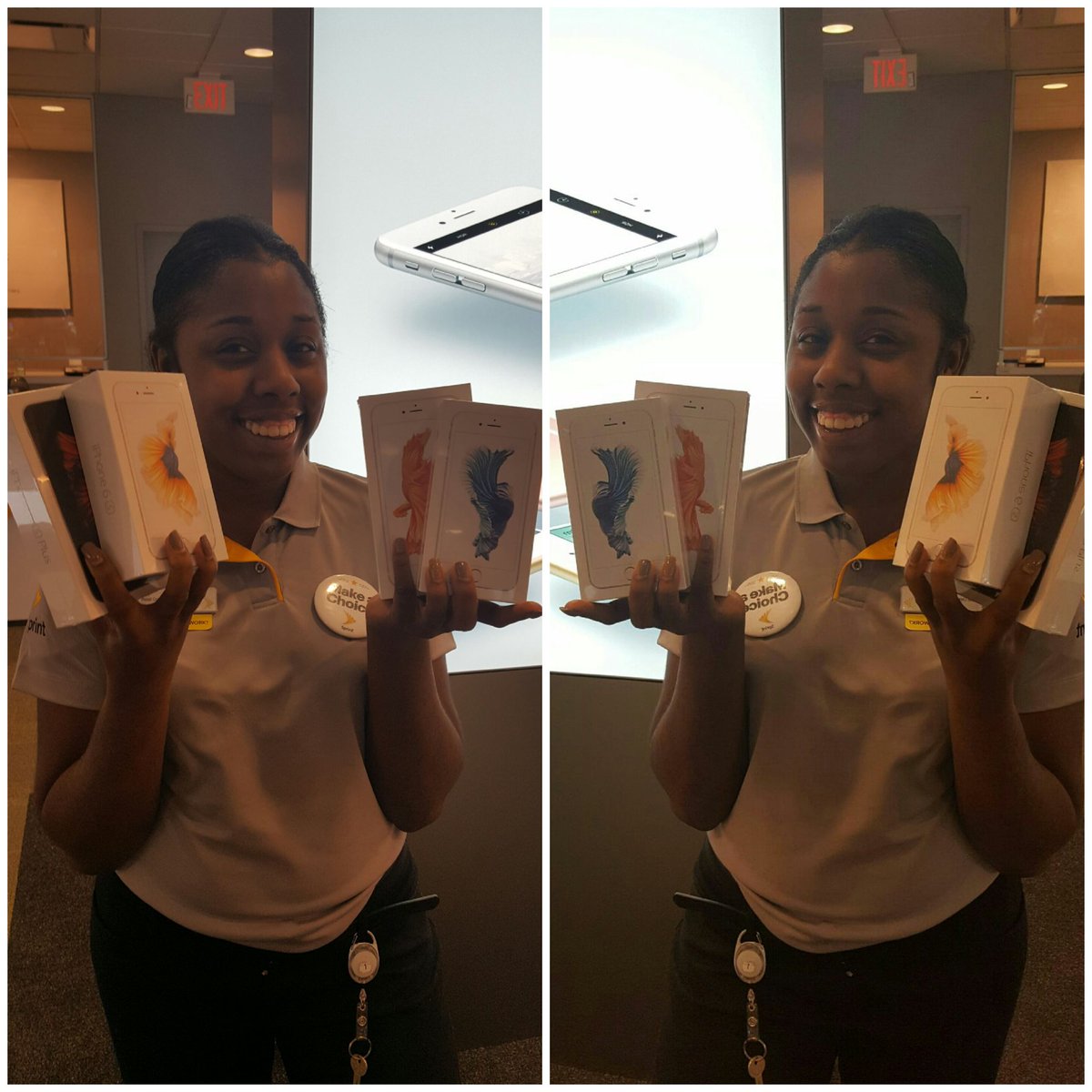 RandyDeLaSelva's tweet photo. BOGO of the Year!!! 2 iPhones 6s for the price of 1 😲🙃😲🙃 #apple #iphone6s #bogo #SprintBrentwood  @Carol_Anderson4 https://t.co/axmMaVmVld
