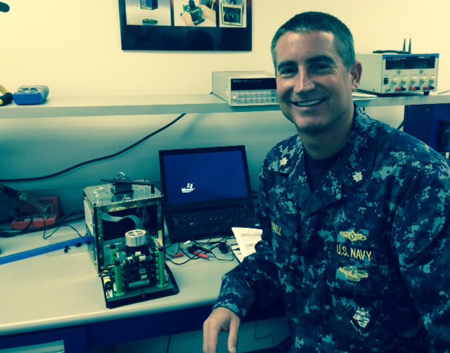 JeffGorell's tweet photo. #FBF Two years ago this week, built a simple #CubeSat in the lab at U.S. Air Force Academy, Colorado. #Sputnick2.0 https://t.co/yNlu34uu1R