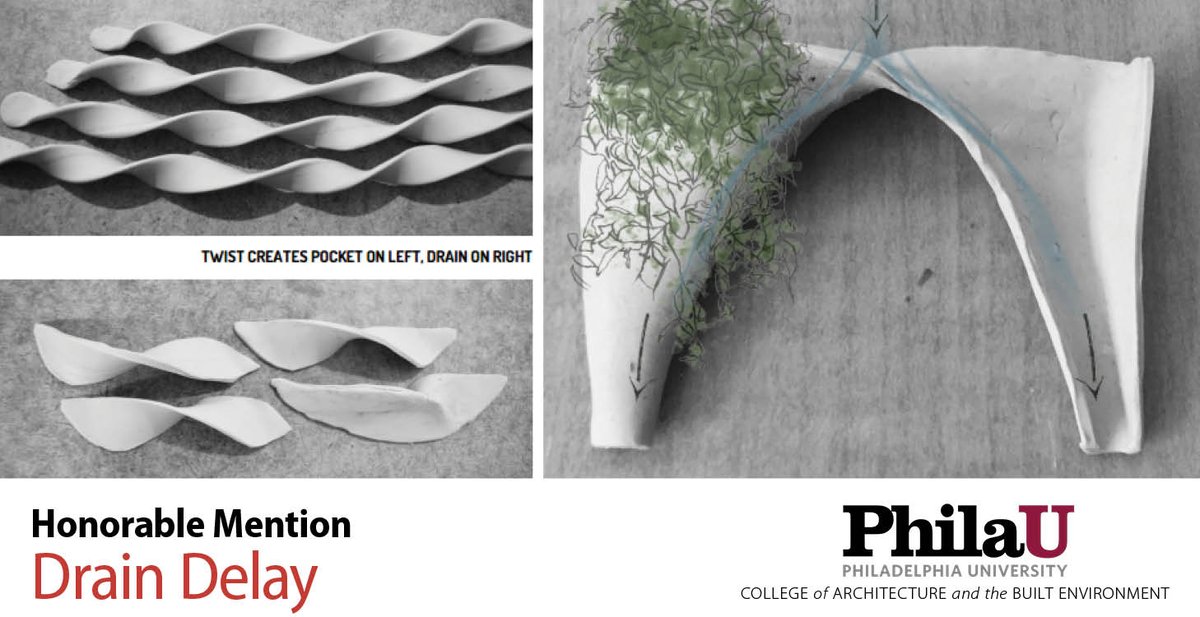 CompositeBuild's tweet image. How does @PhiladelphiaU team's Drain Delay work? Learn more: goo.gl/g3PQXm Booth 2401 #AIACon16