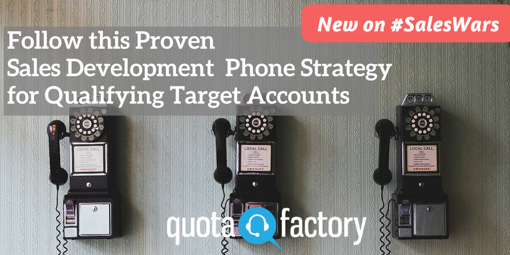 craigoferrara's tweet photo. Proven #SalesDevelopment #PhoneStrategy for #Qualifying Target Accounts https://t.co/zzcG021MzO | @quotafactory https://t.co/s9rSoDTv5l