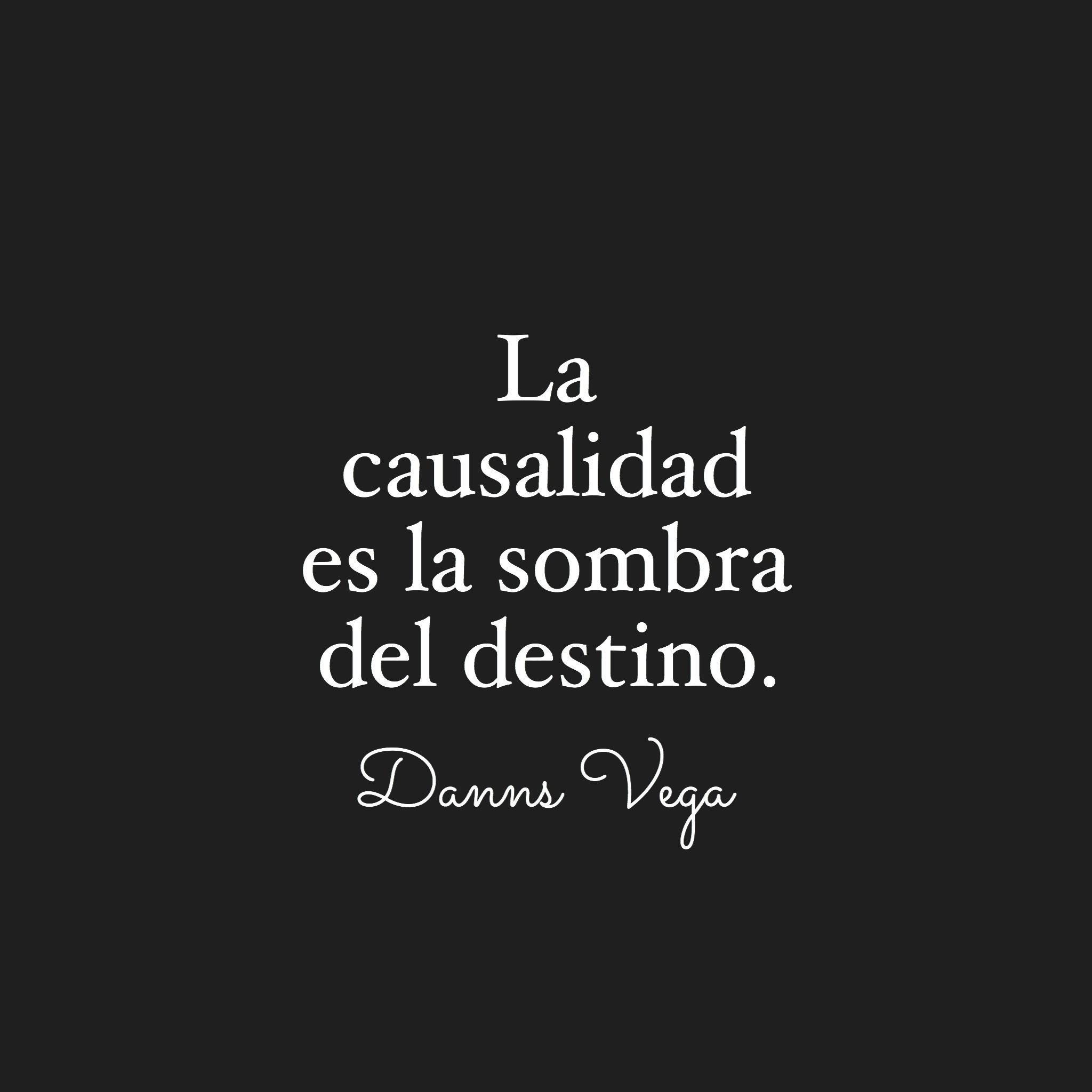𝐷𝑎𝑛𝑛𝑠 𝑉𝑒𝑔𝑎 on X: "La casualidad es la sombra del destino.  https://t.co/Mrheq9GaKF" / X
