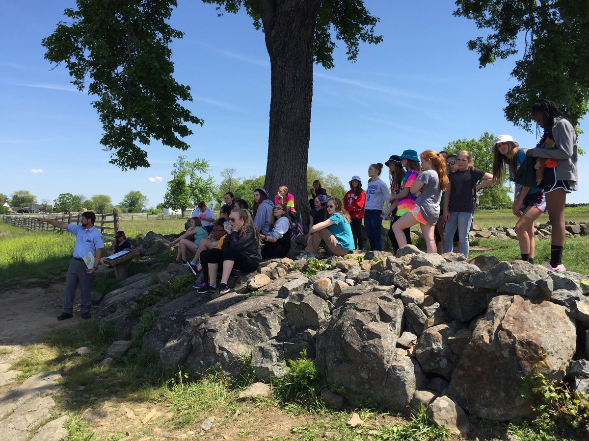MMSTeam10DC's tweet photo. The view from The Angle; one of most famous battle sites in military history. https://t.co/ce6sTV82NT