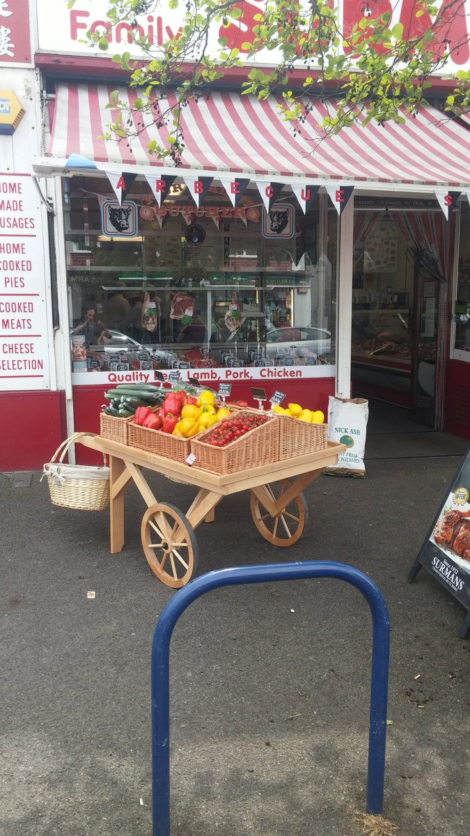 Stainesfarmshop's tweet photo. One of the new barrows at Surmans. #joiningforces #teamingup #stainesfarmshop #keepyapoundslocal https://t.co/TZCVrB8MtU