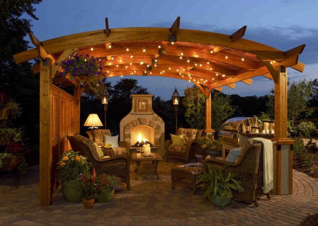 This warm weather has me dreaming of summer patio nights.