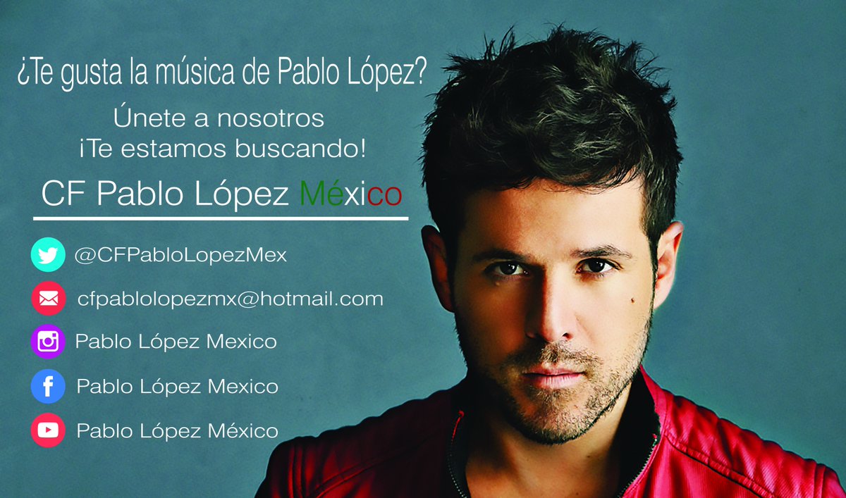 Club de Fans Pablo López México tweet media