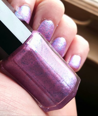 nailicity's tweet photo. Just added to the shop, this cute shimmery pink polish with blue glitter! https://t.co/zM3jqfmLS9 https://t.co/d2SCGEg3wi