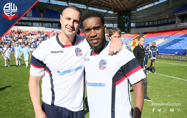 OfficialBWFC's tweet photo. 📰 #BWFC fan @PaddyMcGuinness was thrilled to play alongside his heroes at Macron Stadium » https://t.co/FdEBEKubrV https://t.co/2RWIs35Urw