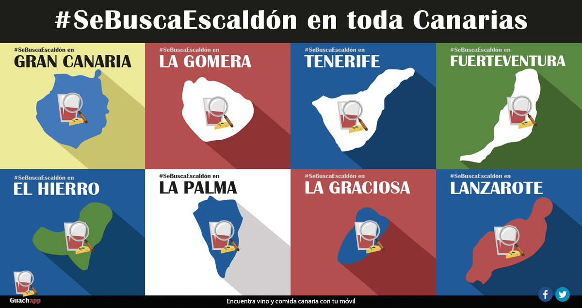 guachapp's tweet image. Nuestra preciosa campaña #SeBuscaescaldón 😍  #GastronomíaCanaria #App