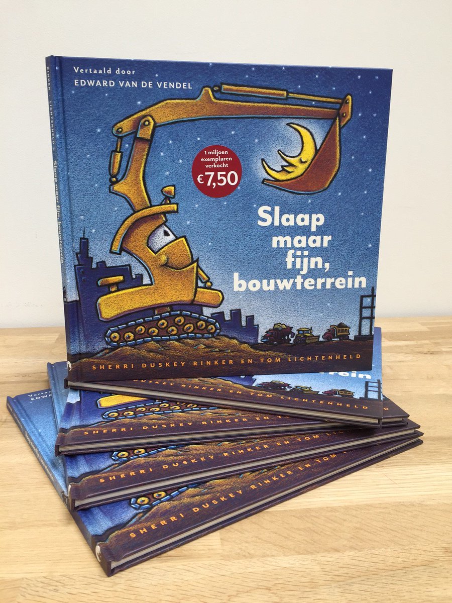Win vandaag #Slaapmaarfijnbouwterrein! Prachtig prentenboek voor stoere peuters vanaf 2 jaar. Retweet &amp; #win