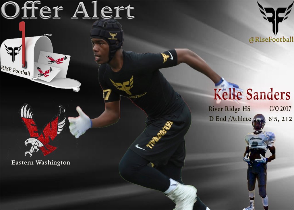 risefootball_'s tweet photo. 🚨OFFER ALERT🚨
Congrats to RRHS, D End / ATH Kelle Sanders on his D1 offer from @EWUFootball
-
#RiseFootball https://t.co/scN0r0panH
