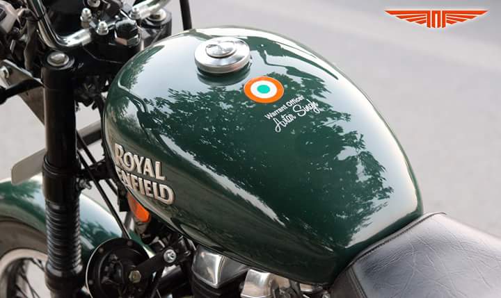 Restored RE Thunderbird for Warrant Officer Avtar Singh

#TNT #TNTMotorcycles #RE #thunderbird #restored