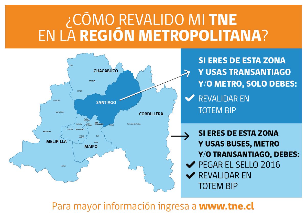 junaeb's tweet photo. ⚠Atención estudiantes Región Metropolitana⚠ Revisa cómo hacer tu revalidación #TNE2016 https://t.co/1MMlBKwap9 https://t.co/eZiIW0kUBK