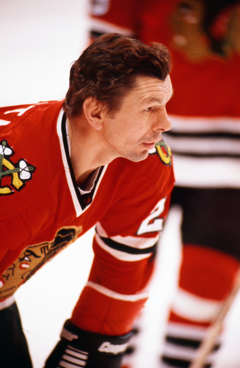 NHLBlackhawks's tweet photo. Happy birthday to Hall of Famer and #Blackhawks legend Stan Mikita! https://t.co/7cWYClGyXx