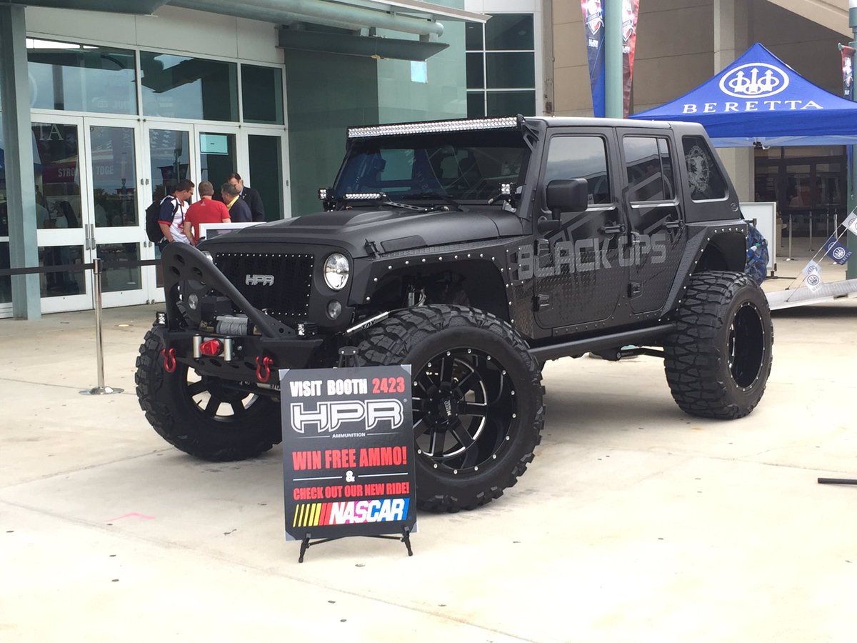 Hurry up &amp; Go bid on this one of a kind custom BLACKOPS HPR jeep!  head over to gunbroker.com