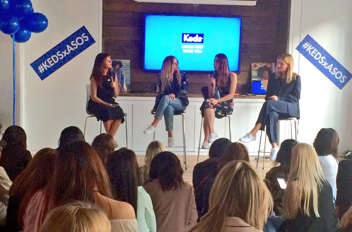 Keds_UK's tweet photo. The panel discussion is well under way #kedsxasos https://t.co/KYU8N49jfP