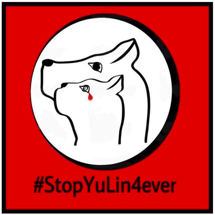4everstopyulin's tweet photo. All hands on deck 4 tomorrow's (5/21) #StopYuLin4ever Tweet Storm!  Please re-tweet!!  ONE month 'til the festival!! https://t.co/ZP9E0FEII0