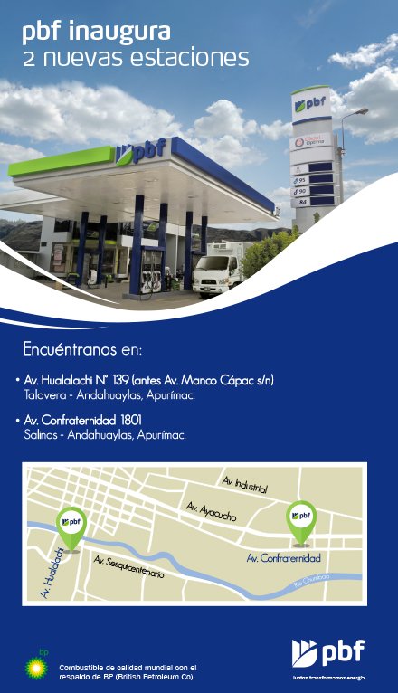 pbfperu's tweet image. @Phill_Butters @Capital967 @RPPNoticias #PBF ¡Juntos transformamos energía! #Andahuaylas #EstacionSalinas #Talavera