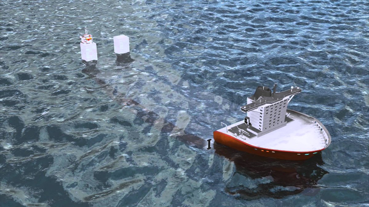 GameBreakersCan's tweet photo. How the BIG GUYS do it. Check out this cargo ship https://t.co/EYxuugh65a