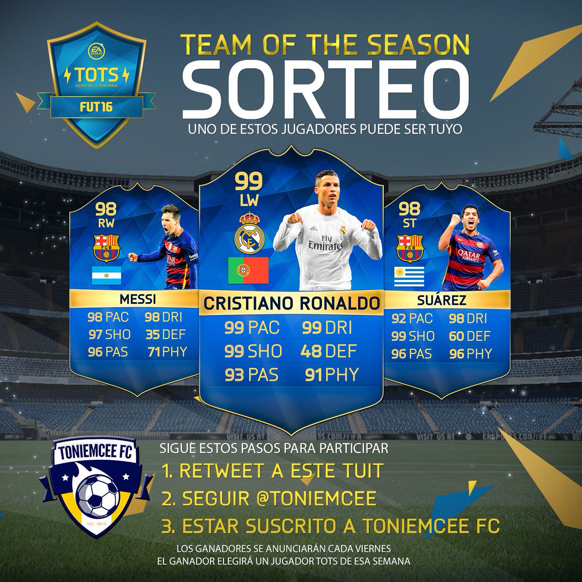 toniemcee's tweet photo. 🔥🔥🔥🔥🔥🔥🔥🔥🔥🔥🔥
SORTEO TOTS BBVA
✅ RT A ESTE TUIT
✅ FOLLOW @TONIEMCEE
✅ SUSCRÍBETE https://t.co/SOUtT57gzV 
🔥🔥🔥🔥🔥🔥🔥🔥🔥🔥🔥 https://t.co/6oAK5qYuwF
