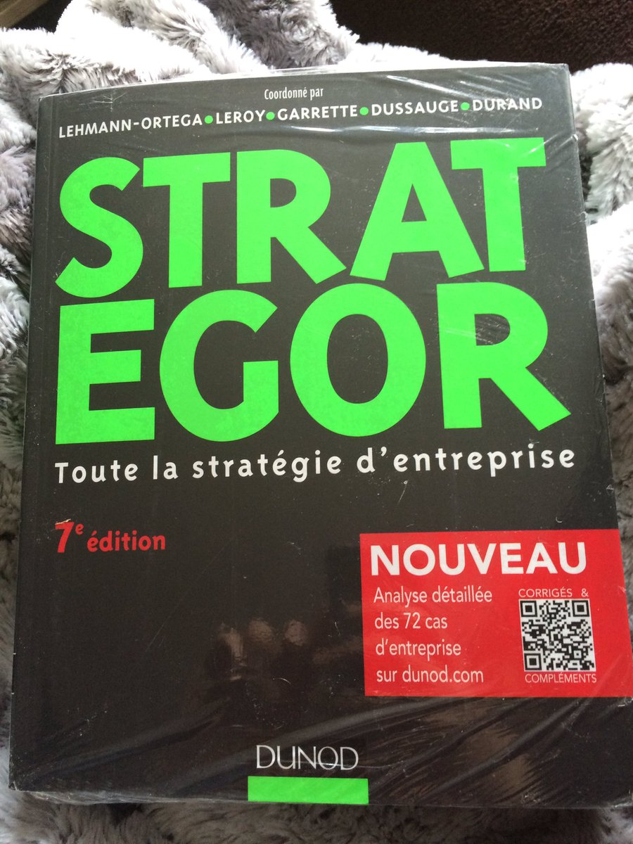 Laets63's tweet photo. @DUNOD @DefiCampus #Strategor Merci pour ce gain ! Car OUI j'aime aussi ce genre de lecture ! #management 😊💁🏻 https://t.co/tqA1z6jdgW