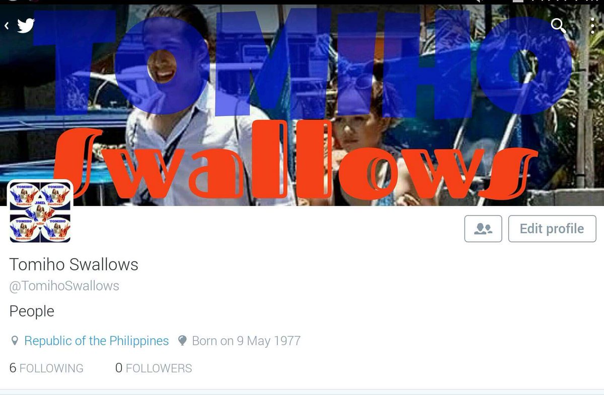 VebianL's tweet photo. guys pki follow po nito he he
@TomihoSwallows  #TOMIHOsaCaloocan https://t.co/YvJd0XiJRR