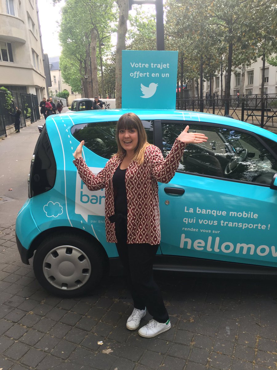 lou___off's tweet image. Trajet hyper sympa en #hellolib #hellomove merci encore à @Hellobank_fr