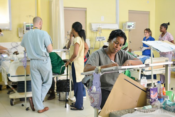 We were at National Hospital today to learn about the work that #HospitalsForHumanity is doing for #Nigerian Childen