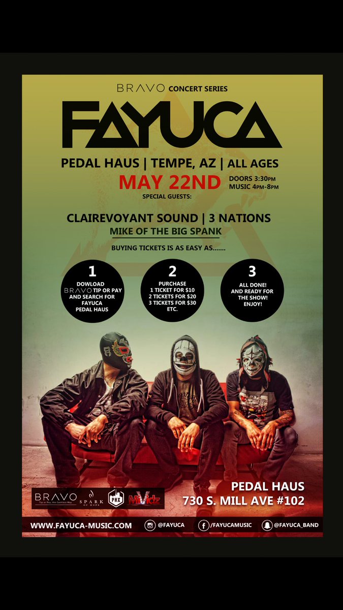 MadeInPhoenix's tweet photo. @Fayuca @3nationsband @clairevoyantsounds #SundayFunday in #Tempe at the @PedalHausBeer @BravoTipping @Mividz1 https://t.co/kju500La9z