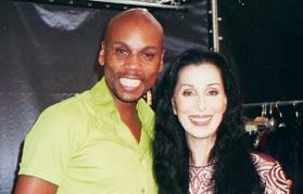 Before Kevyn Aucoin snapped this photo, <a href="/cher/">Cher</a> said "say something funny to make me smile" so I said "Pussy!"