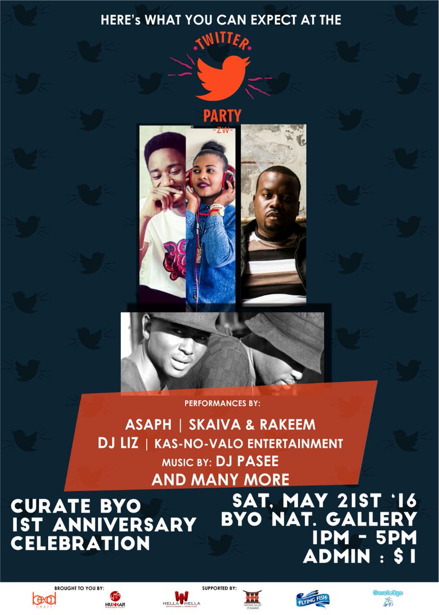 AsaphAfrika's tweet photo. Tomorrow we @ #TwitterPartyZW come through and meet a tweep #BurgBoiz https://t.co/q5KJVm1df4