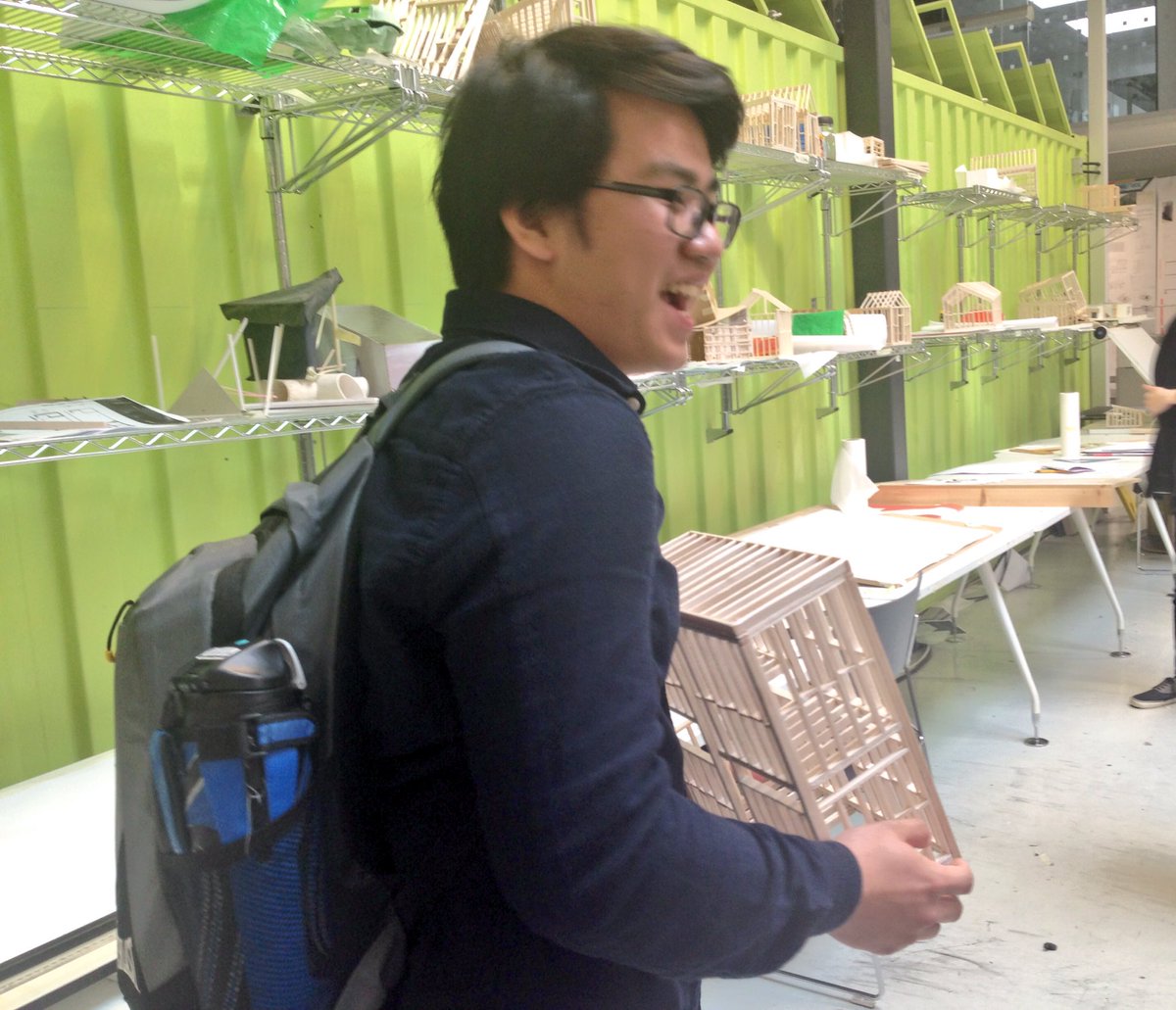 OFlynnATU's tweet image. Markus and CK with @CIT_ie #ArchitectureTech projects :-)