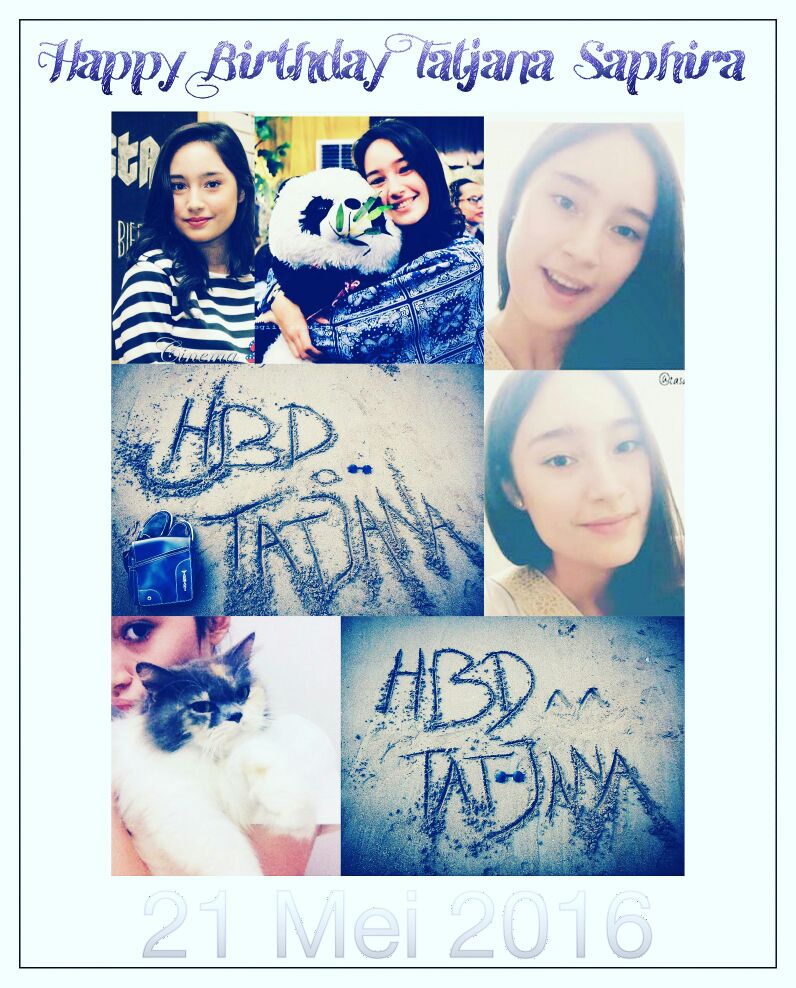 dickyfiansyah's tweet photo. Happy birthday tatjana,semoga semakin sukses kedepannya untuk karir cita dan cintanya amin
😁😇🎁🎂😍😋 @tasaphira https://t.co/HXthYkmKfb