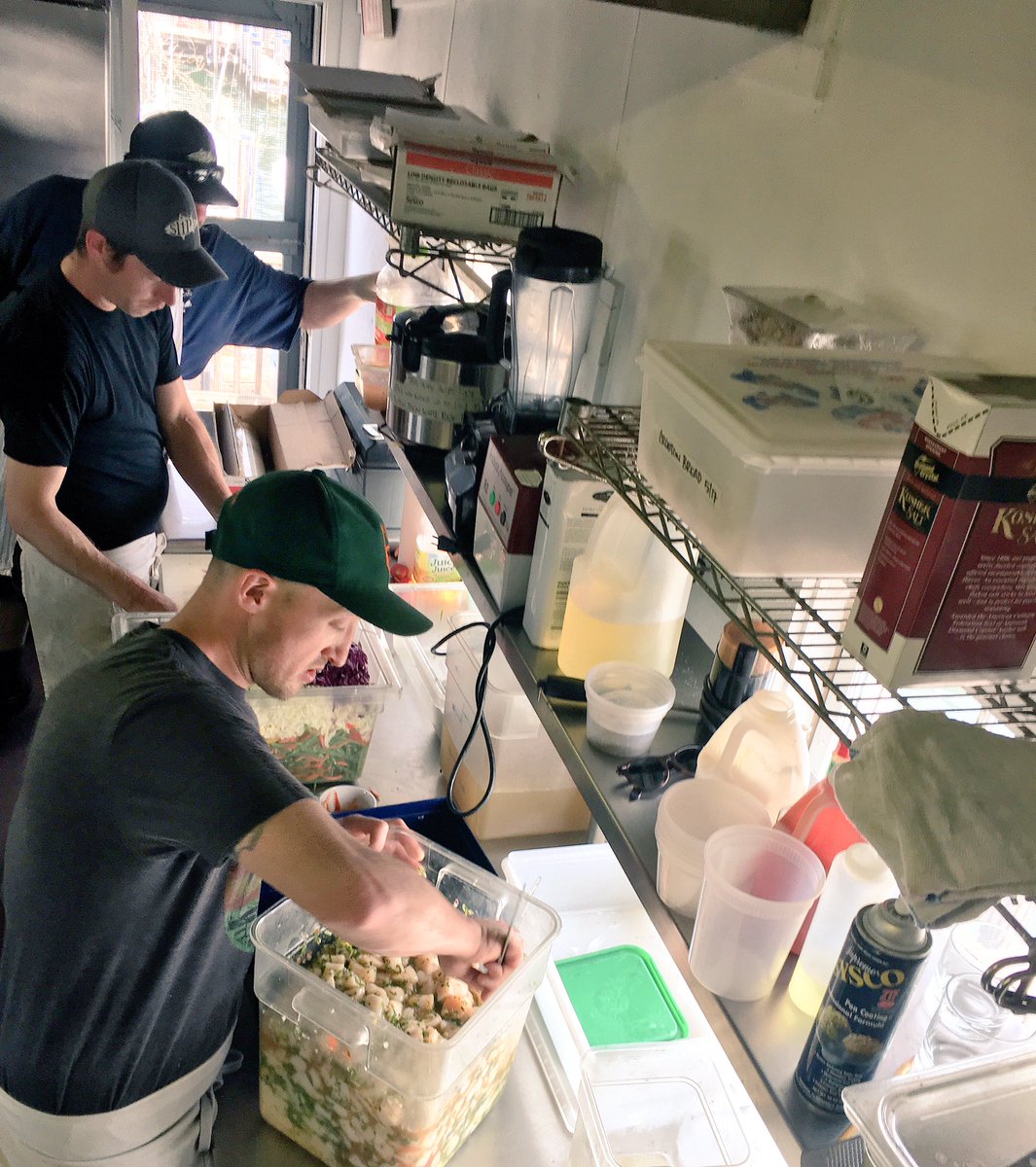 ChefWithABlog's tweet photo. Prep is underway. #Nantucket #FishPig https://t.co/AQgQ339Zij