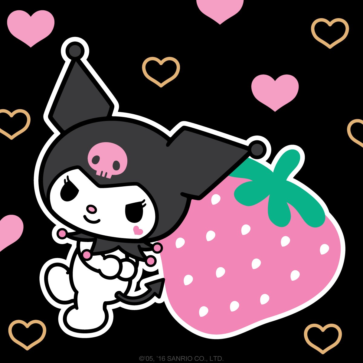 Sanrio on X: #Kuromi has a mischievous look in her eye for  #PickStrawberriesDay. What tricks do you think she is up to today?   / X