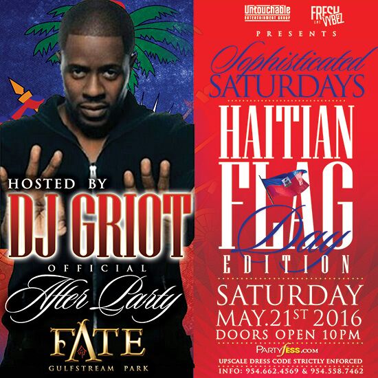 Tomorrow night inside Club Fate 
#sophisticatedsaturdays 
#haitianflagday 
#haitianbeauty 
#browardnightlife
