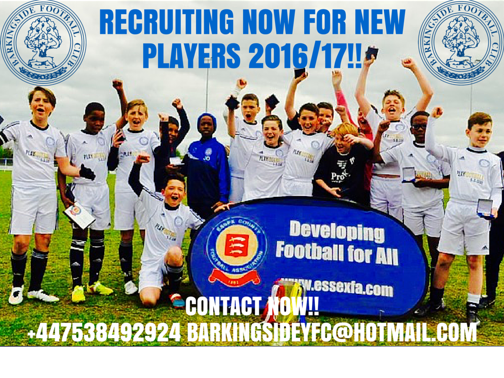 Barkingside Youth FC (@yfcbarkingside) on Twitter photo <a href="/EssexCountyFA/">Essex County FA</a> <a href="/coachingfamily/">The Coaching Family</a> Looking for players wishing to join a high quality competitive club #squadbooster <a href="/EssexCountyFA/">Essex County FA</a> <a href="/coachingfamily/">The Coaching Family</a> Looking for players wishing to join a high quality competitive club #squadbooster