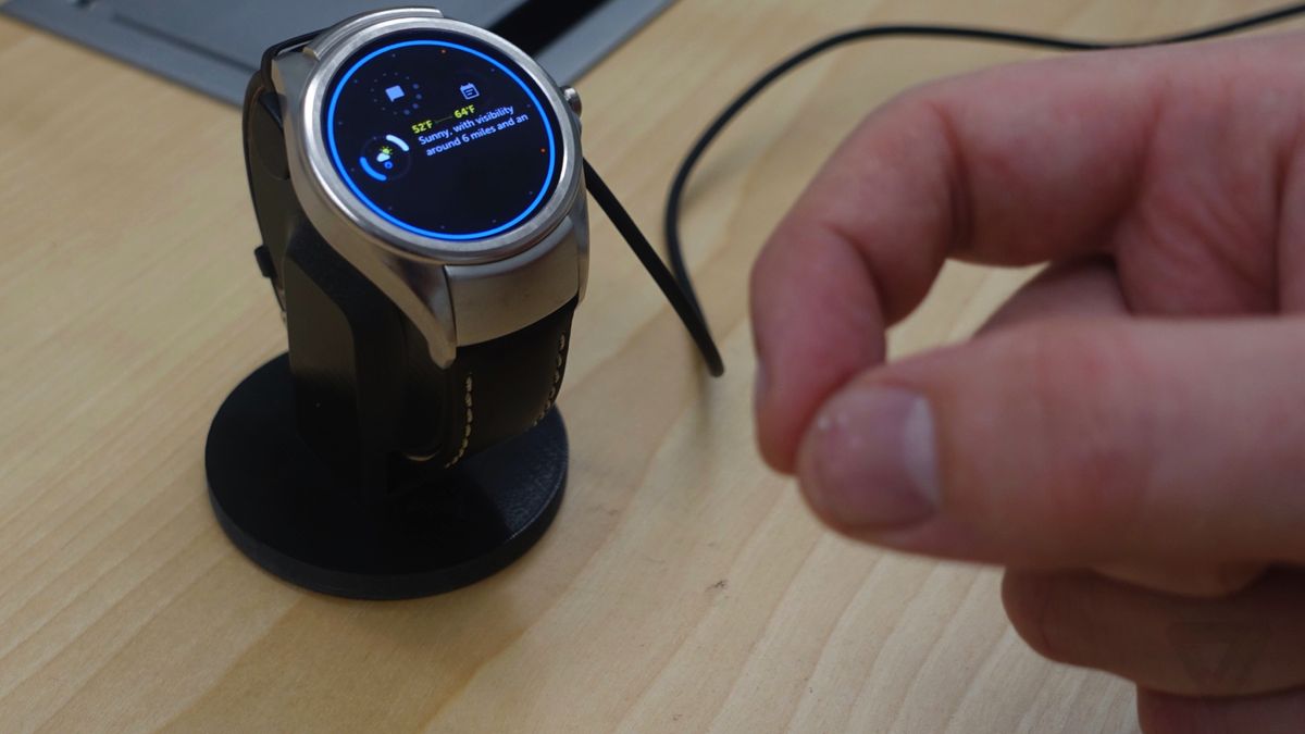 verge's tweet image. Google put radar on a smartwatch for gesture control theverge.com/2016/5/20/1172…