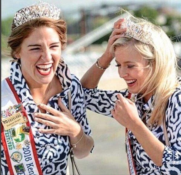 2016 Kentucky Derby Princesses👑 Wearing Our Ruffleneck Dresses👗. \