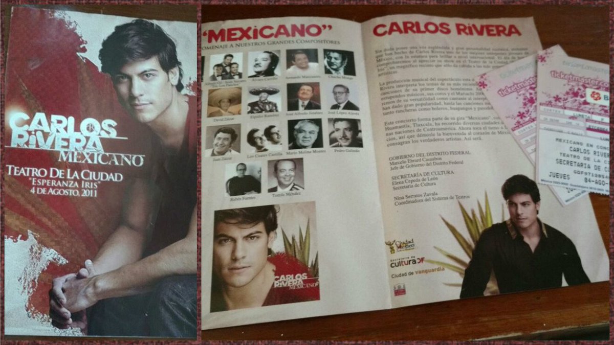 Gaby_SoloTuDF's tweet photo. @_CarlosRivera Teatro de la ciudad 2011 y mañana otro sueño cumplido y ahí estaré para verlo vuelto realidad!!! https://t.co/M1vWBsHXNe