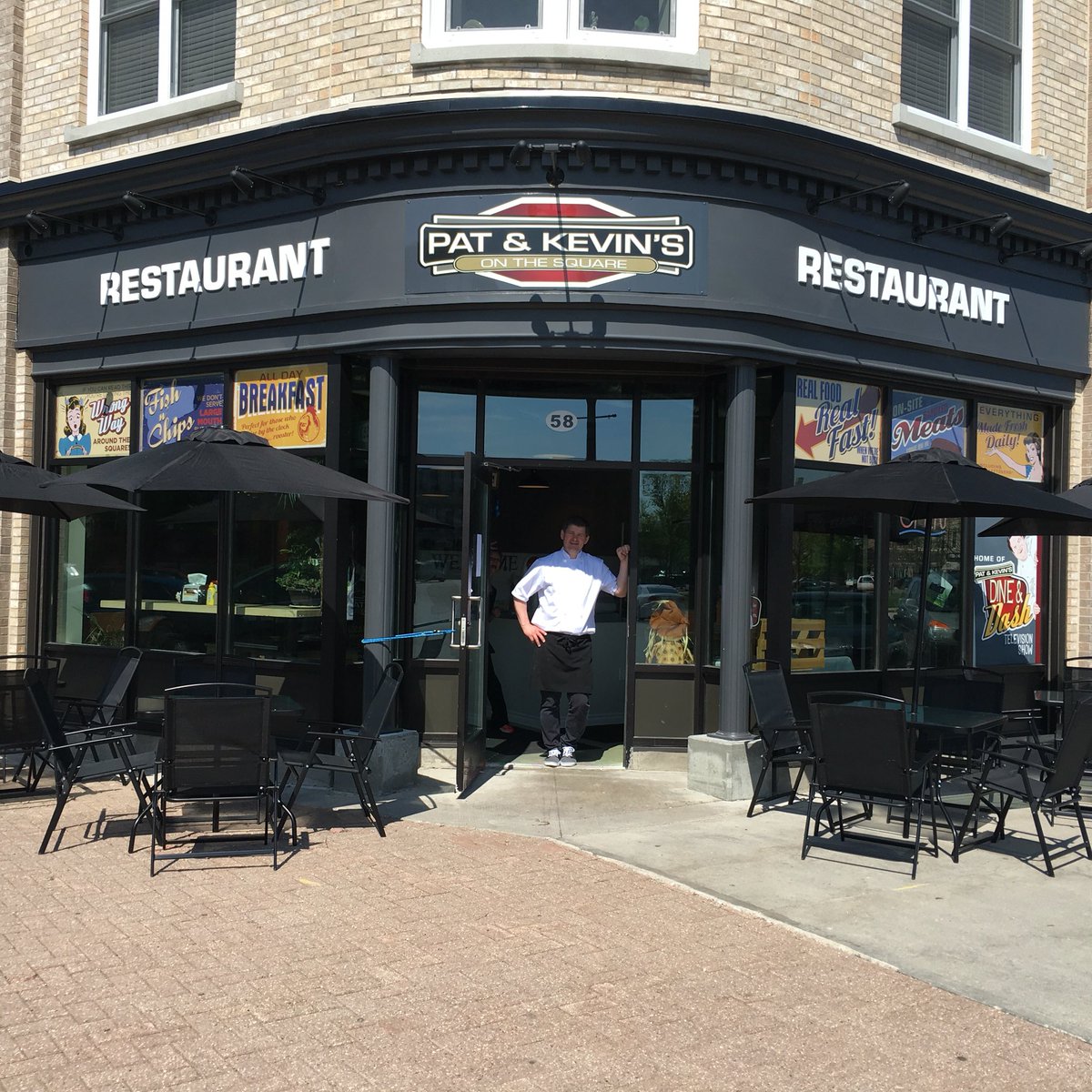 We're ready for the long weekend in #Goderich. Open 8 to 8, patio open, new mini-market.