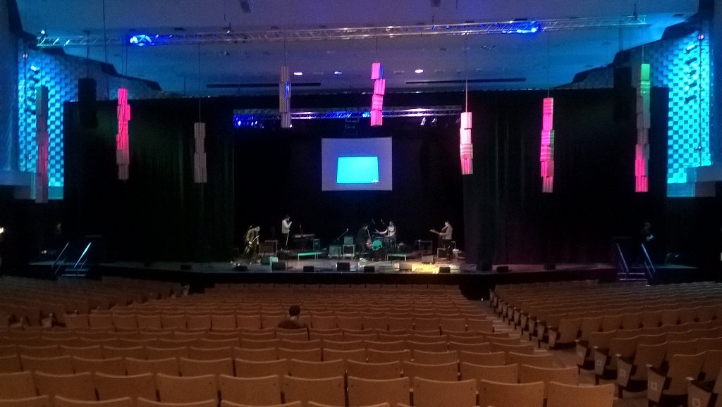 SoundStorm_'s tweet photo. Looking great at @LighthousePoole in the soundcheck. One hour to go. #studybreak2016 @ArtsAmbitions https://t.co/uA8JgL4AYJ