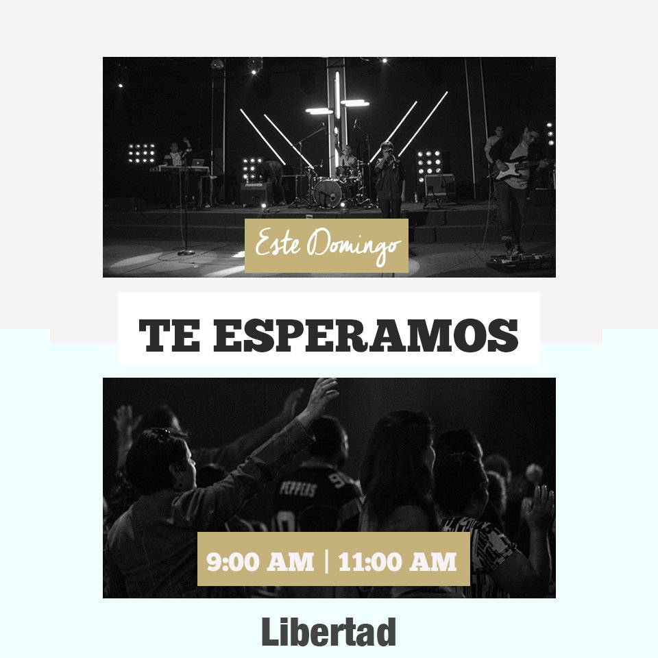 iglibertad's tweet photo. Este Domingo estará #Imperdible, nos vemos a las 9:00 AM y a las 11:00 AM. https://t.co/7pbDQbR9cG