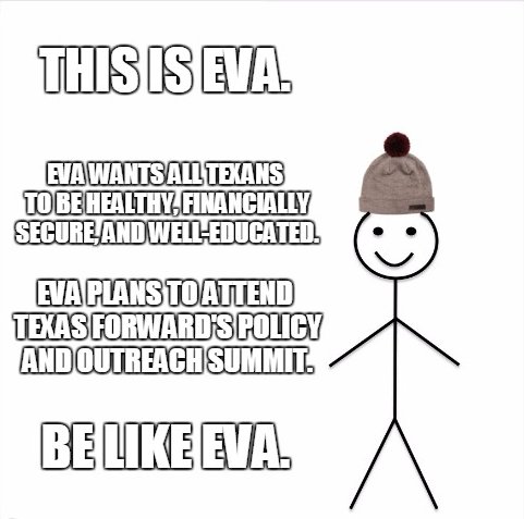 TXForward's tweet photo. Join @DeLunaEva at our Policy and Outreach Summit in #Houston! RSVP here: https://t.co/xcjcTCldPm #txlege #BeLikeEva https://t.co/TkFYuIGDPG