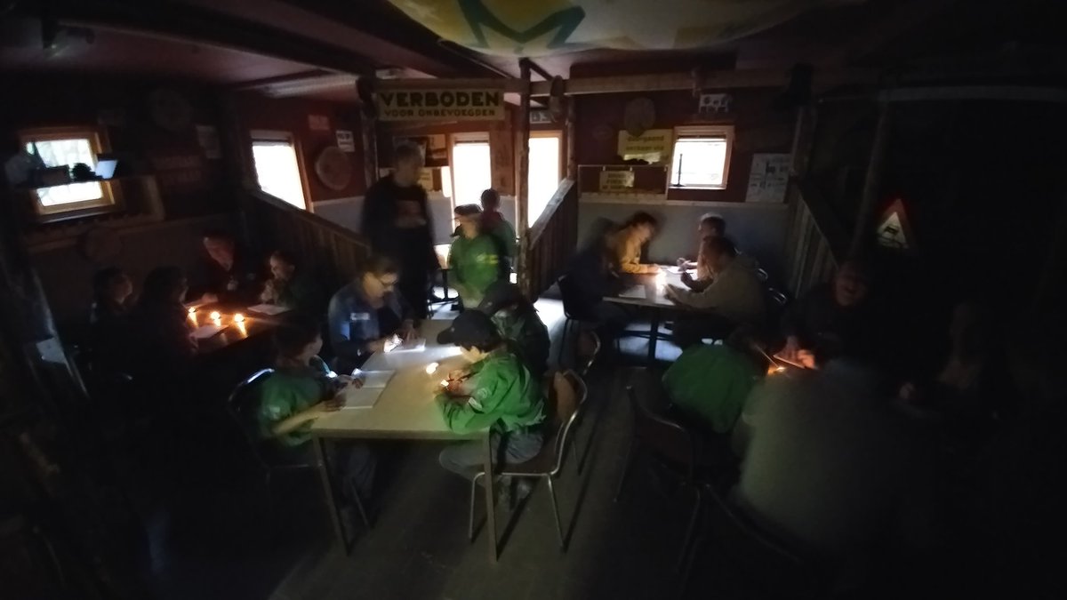 En het kamp is van start,  nu eerst:
Speeddaten