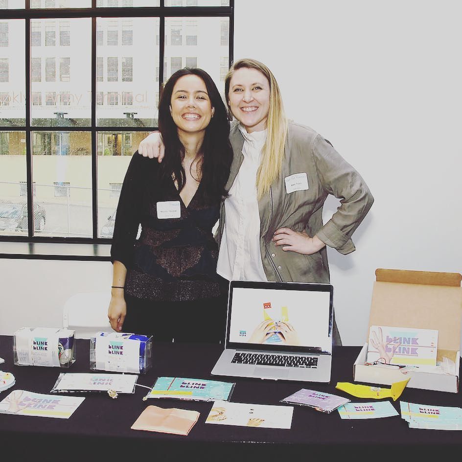 Blink blink co-founders presenting at the New York next top maker showcase yesterday! Thank you @futureworksnyc for…
