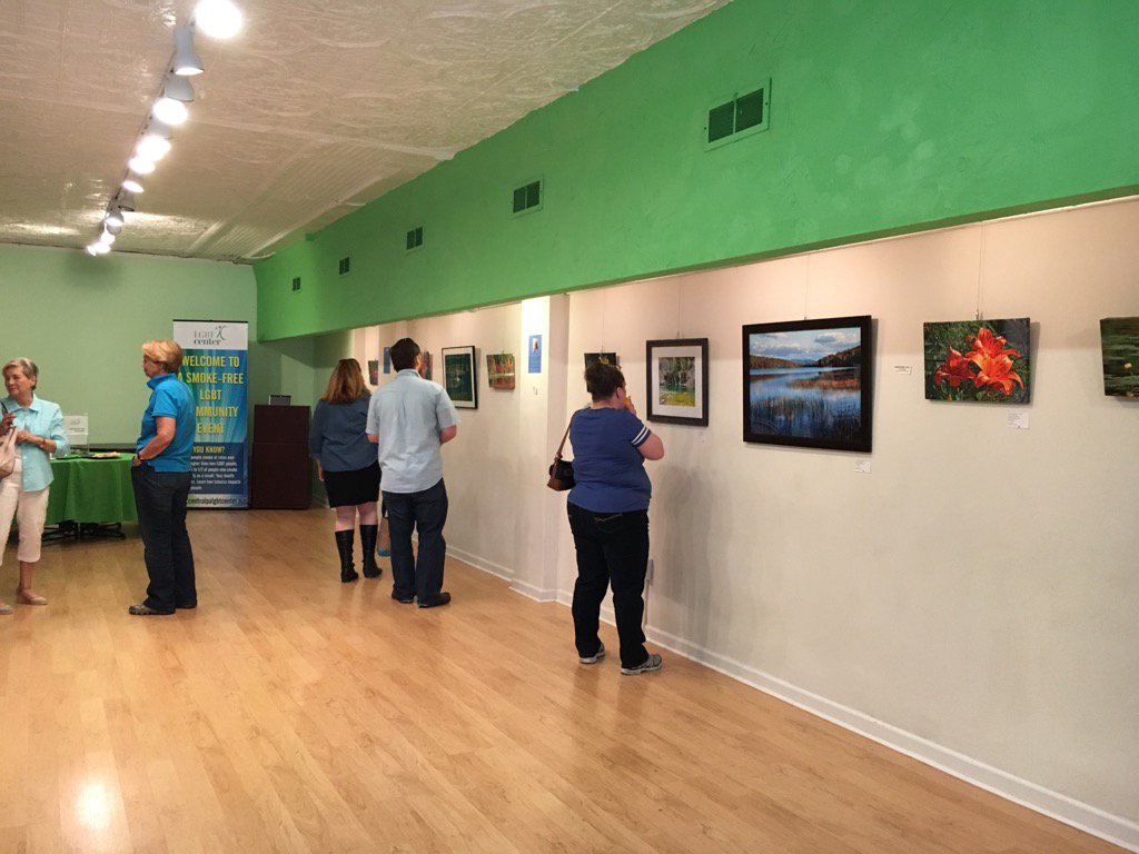 Art by Julie Shumaker is on display at <a href="/LGBTcentralPA/">LGBT Center</a>. Stop by and check it out!