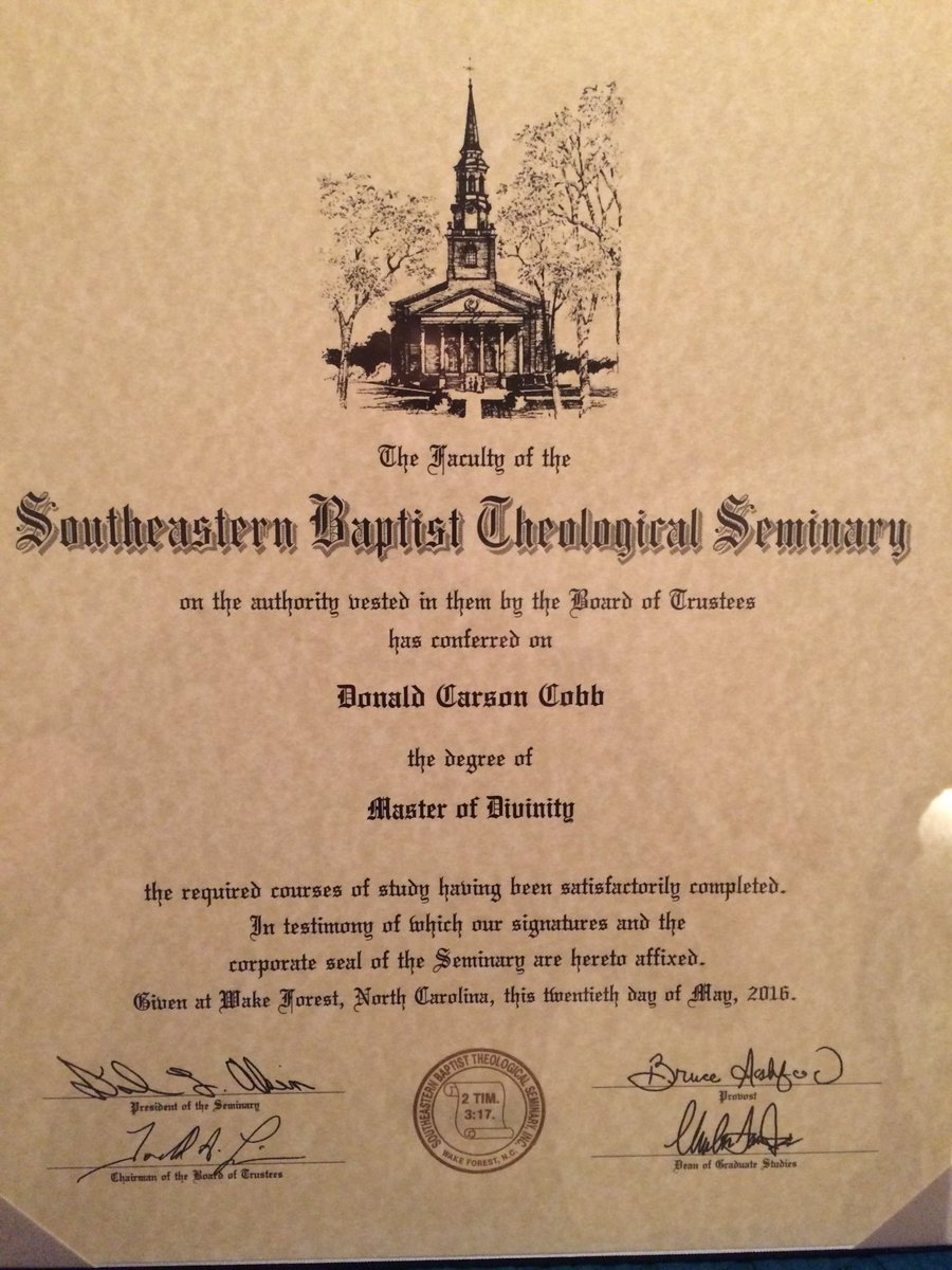 Thanks <a href="/MarkDLiederbach/">mark liederbach</a> @DrTJMcKenzie and <a href="/ken_keathley/">Kenneth Keathley</a> for a great last semester at <a href="/SEBTS/">Southeastern Baptist Theological Seminary</a>. it's already over?!