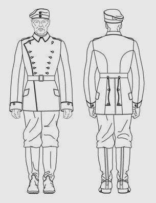 バイエルン王国陸軍軽騎兵【Chevaulegers】のM1910野戦軍衣兵用装備