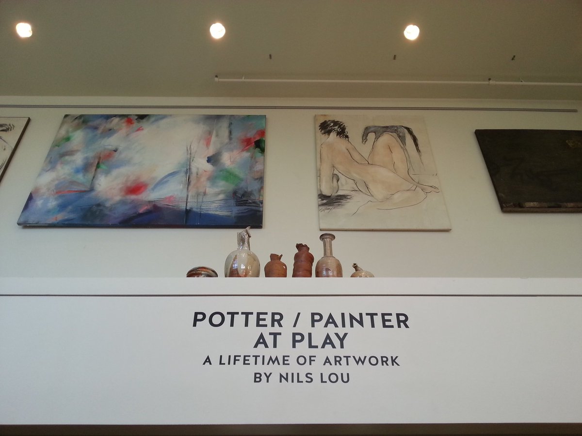 ChehalemCenter's tweet image. Long awaited Nils Lou retrospective opens Tuesday. The life and work of the Northwest Legend. #missingnils