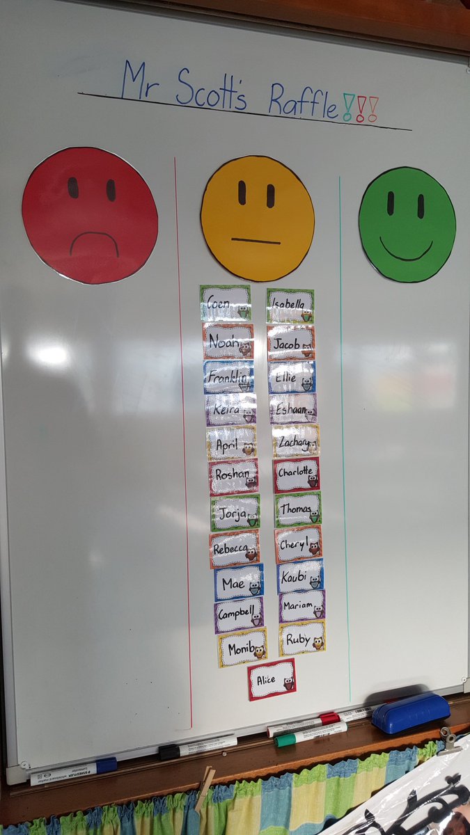 MrScott92's tweet photo. I tried out a new behavioural management strategy this week on a year one class. Worked like a treat! #ACUedu_p https://t.co/SXmppApsuN